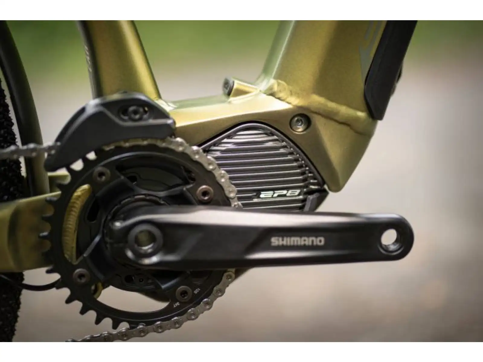 Superior eXR 6090 Touring trekking e-bike Matte Olive Metallic/Chrome Silver