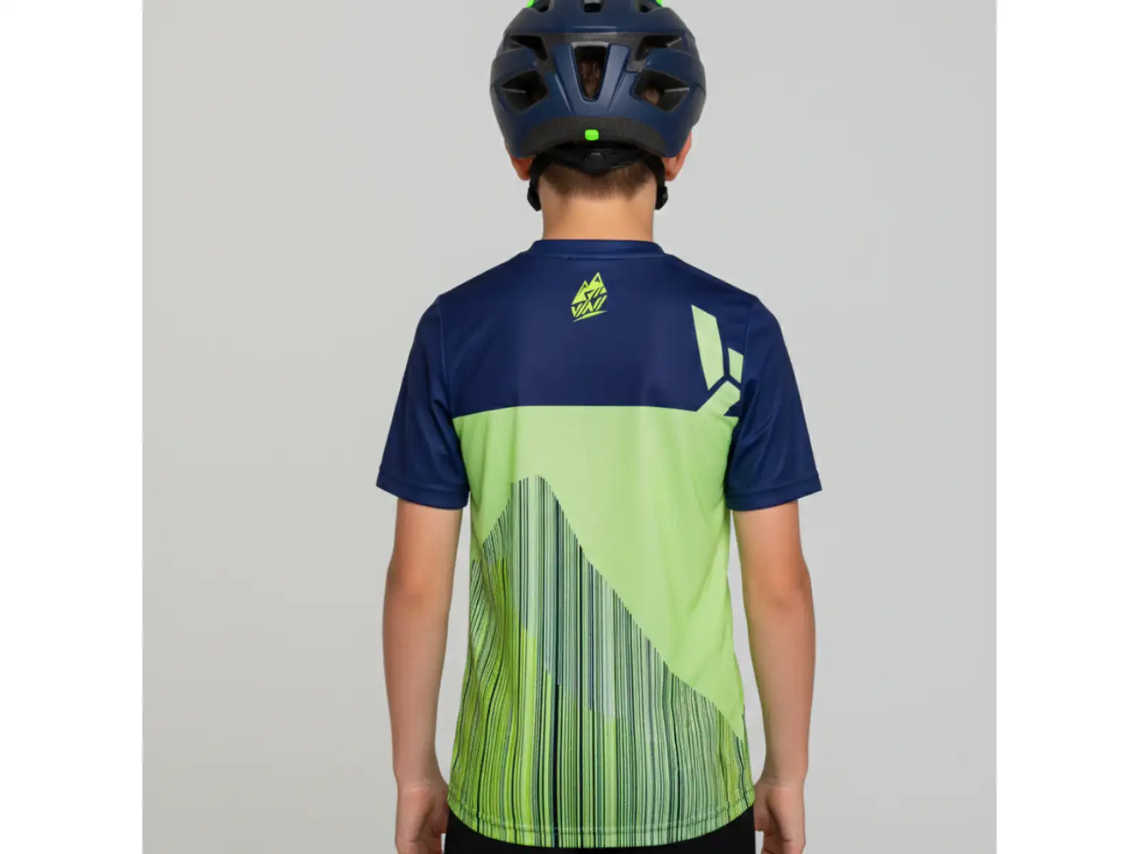 Silvini Denni kids jersey short sleeve Blue Green