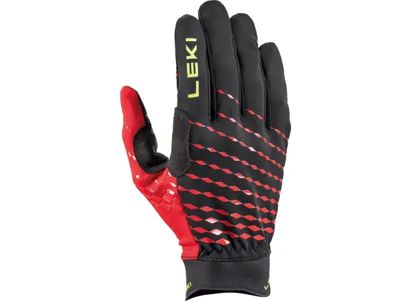 Leki Ultra Trail Breeze gloves Black/Red/Neon Yellow