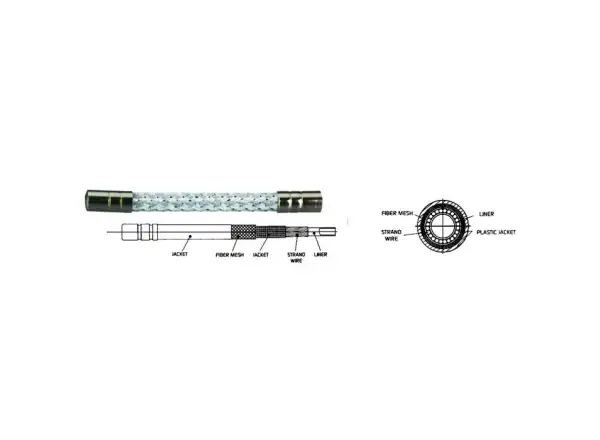 Alligator LY-888 shifting/brake housing silver