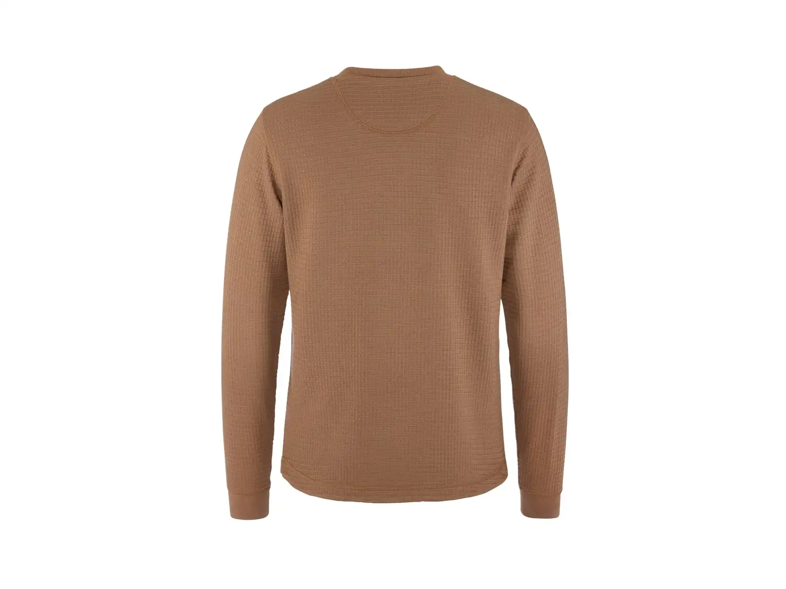 Craft Wool Waffle women's shirt long sleeve brown