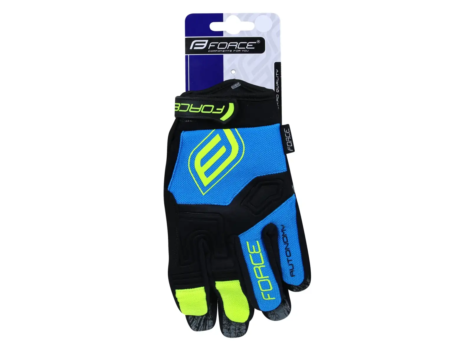 Force MTB Autonomy gloves summer blue