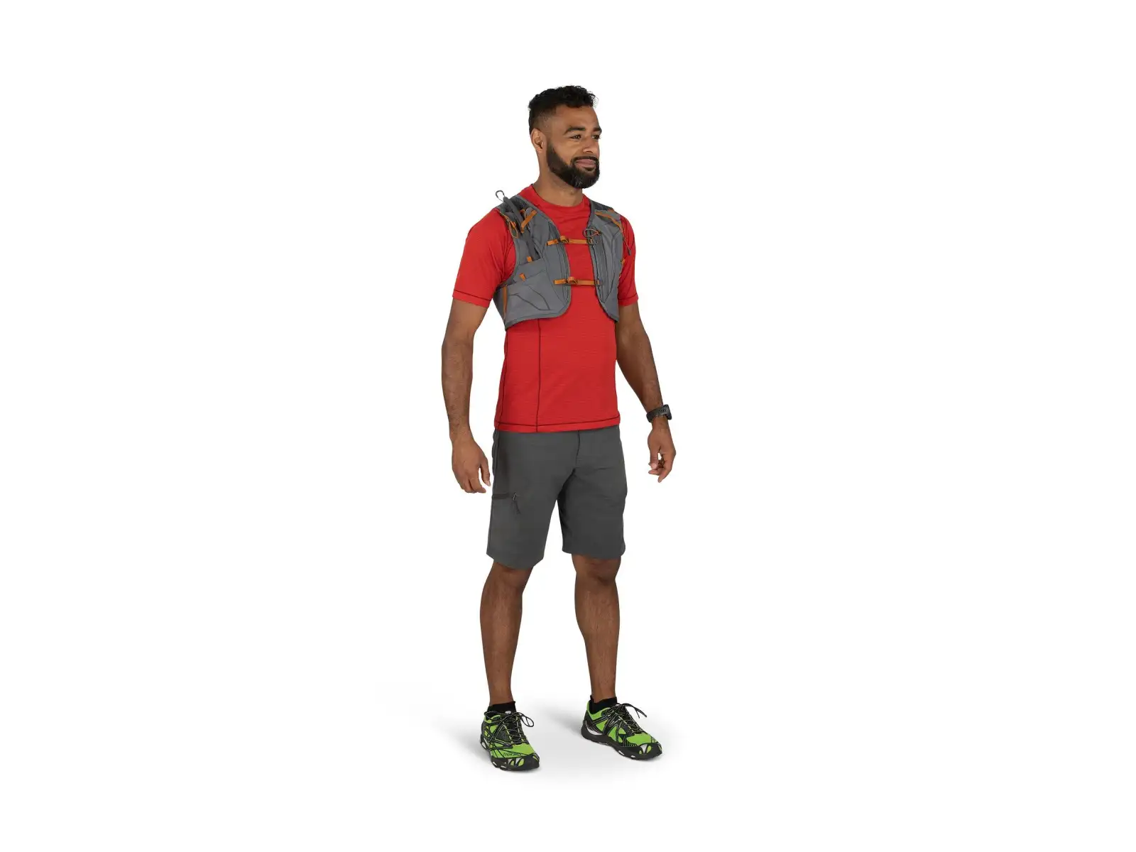 Osprey Duro 6 vest 6 l + 2x bottle 0.5 l Phantom Grey/Toffee Orange