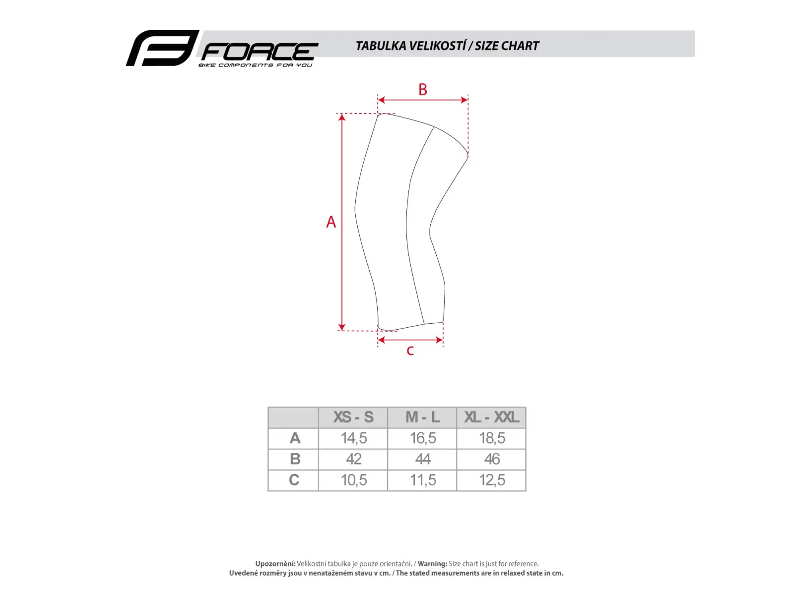 Force Rush knee warmers glued černá