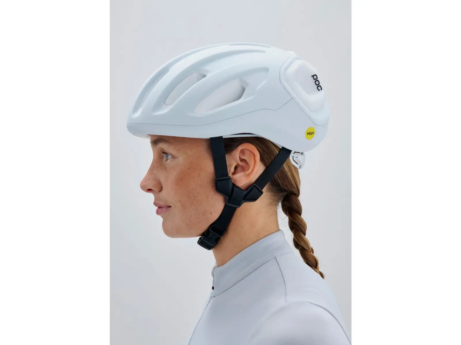 POC Amidal road helmet Hydrogen White Matt