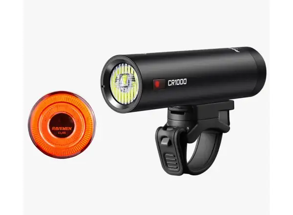 Ravemen CR1000 and CL05 light set