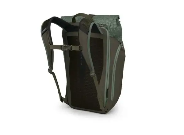 In stock New Osprey Transporter Roll Top backpack Pine Leaf
