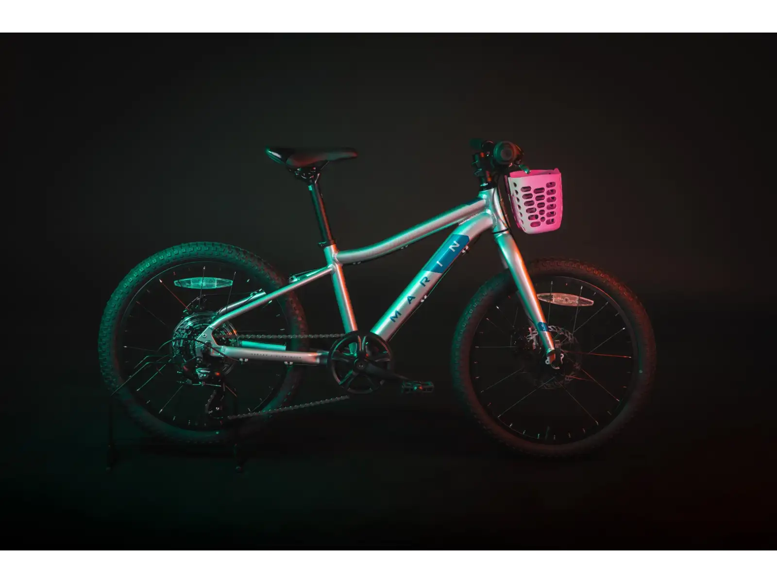 Force kids handlebar basket pink