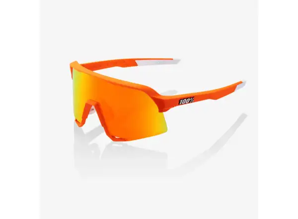 100% S3 Glasses Soft Tact HiPER Neon Orange/Red Multilayer
