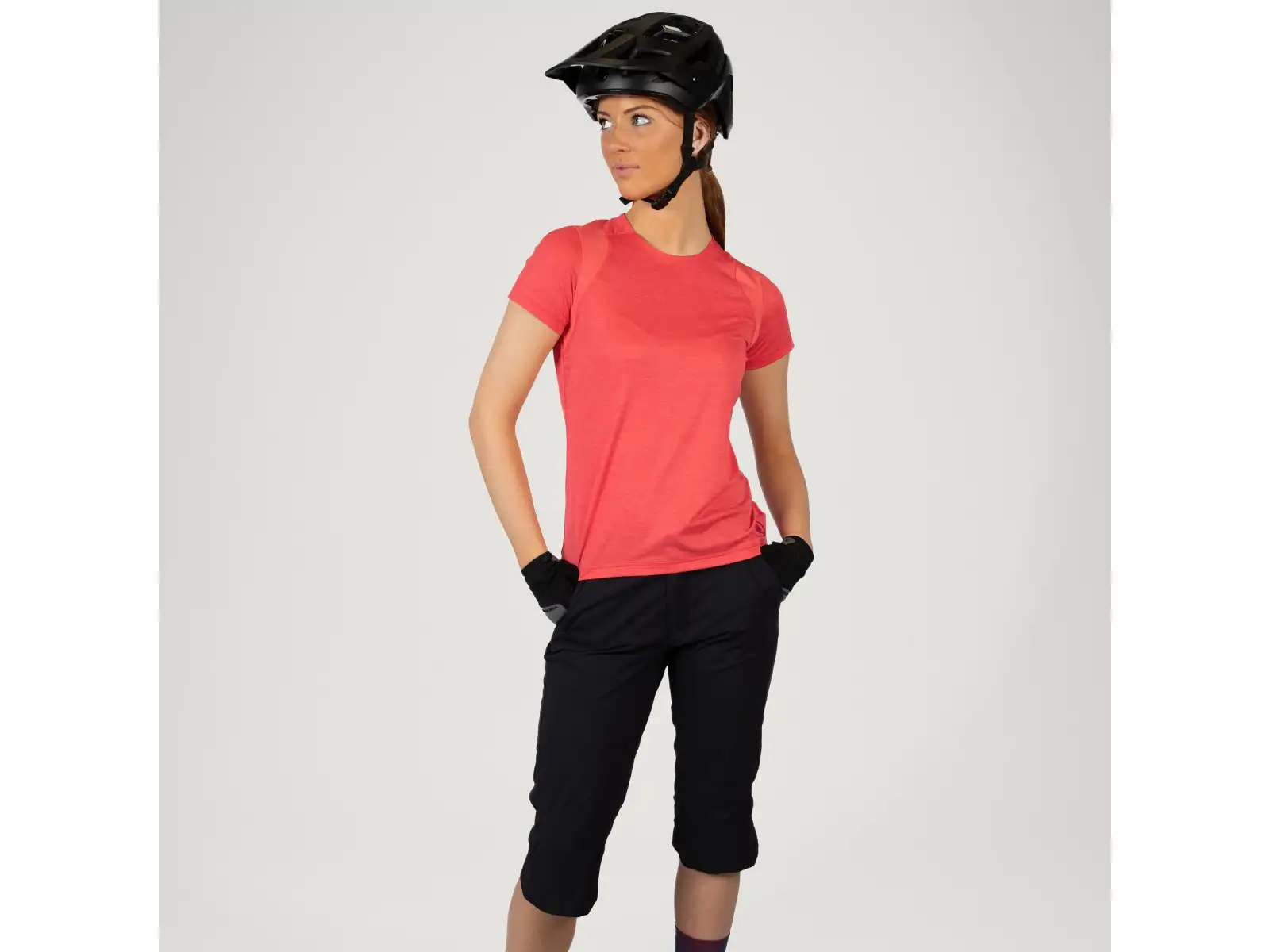Endura Hummvee women's 3/4 shorts with pad Black
