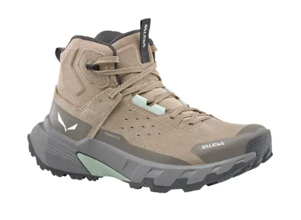 Salewa Pedroc 2 Leather Mid PTX women's shoes Quicksand/Bungee Cord