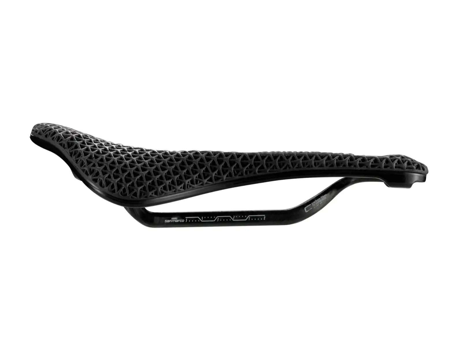 Selle San Marco ShortFit 2.0 3D Open-Fit Carbon FX Wide saddle black