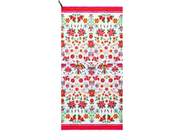 Cycology White Frida towel with pattern white