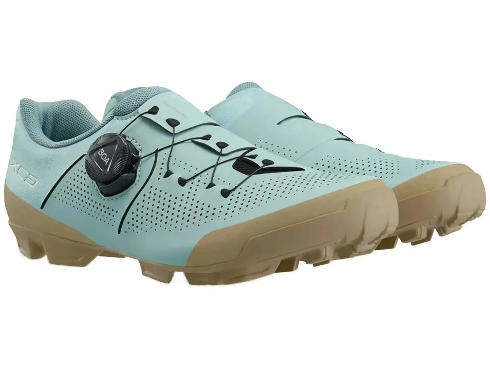 Shimano SH-XC302 women's MTB shoes light blue