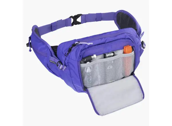 Evoc Hip Pack 3 + hydration bladder 1.5 cycling waist bag Violet