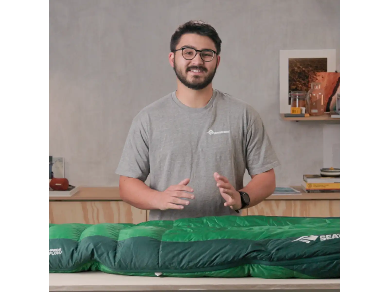 Sea To Summit Ascent Down Long sleeping bag -9C Rain Forest
