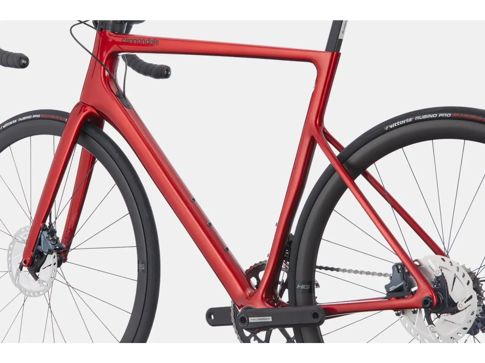 Cannondale SuperSix Evo Hi-Mod Disc Ultegra road bike Candy Red