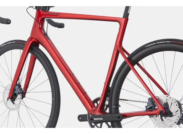 Cannondale SuperSix Evo Hi-Mod Disc Ultegra road bike Candy Red