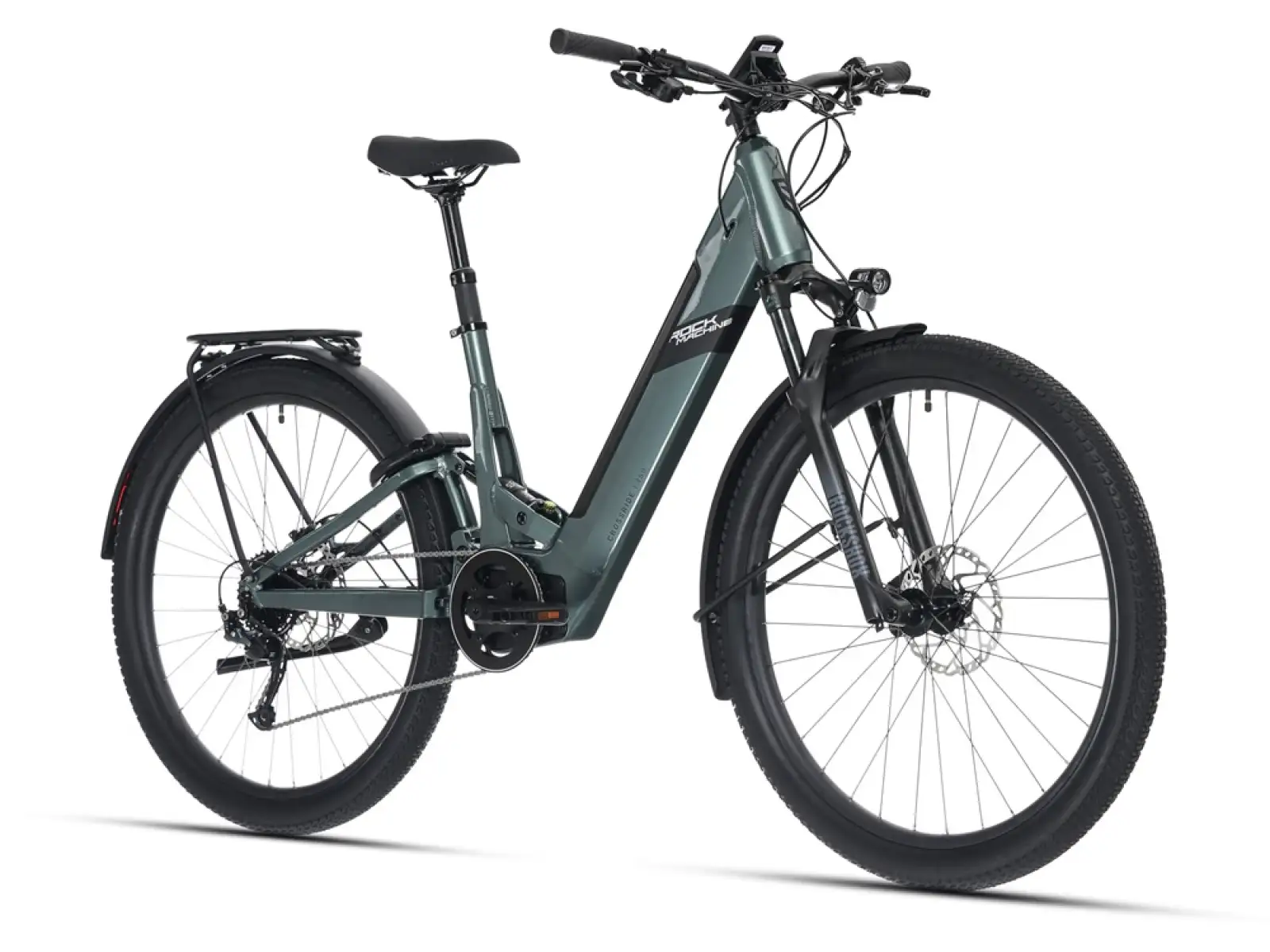 Rock Machine Crossride e450 FS low-entry full-suspension e-bike Ocean Grey/Black