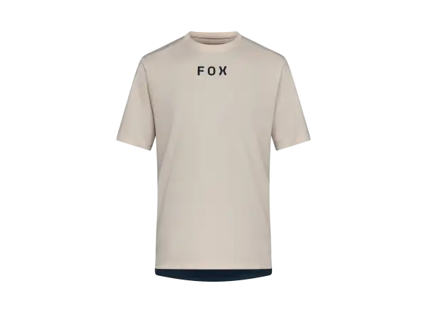 Fox Ranger men's short sleeve jersey Wordmark Chalk