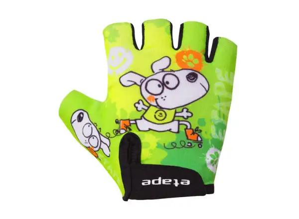 Etape tiny children's cycling gloves short green