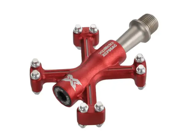 X-pedo Traverse 5 platform pedals red