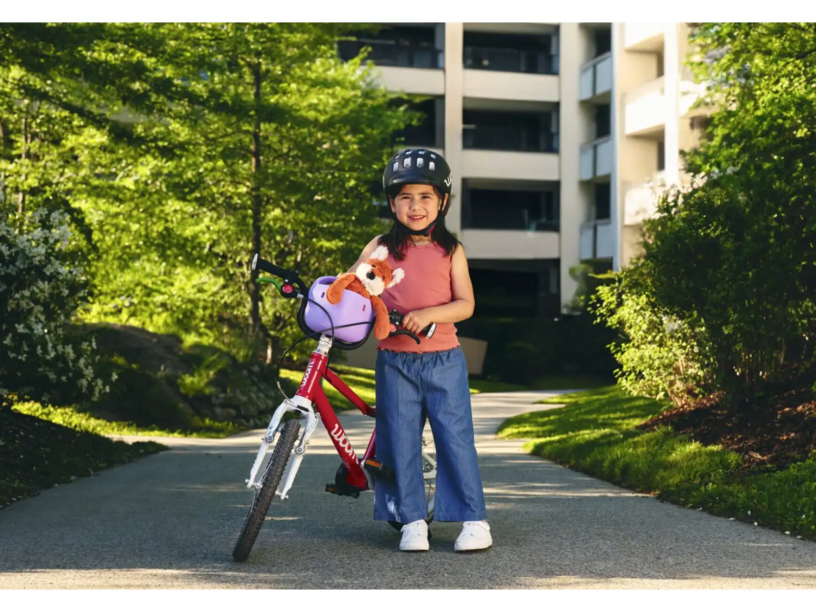 Woom POP bike basket Gum Blue
