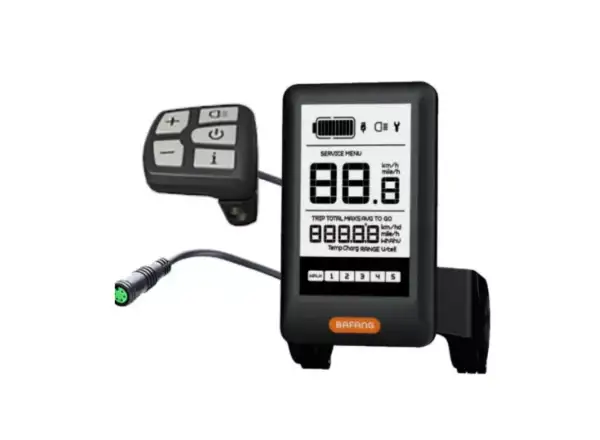 Bafang black and white display C10 UART (round connector)