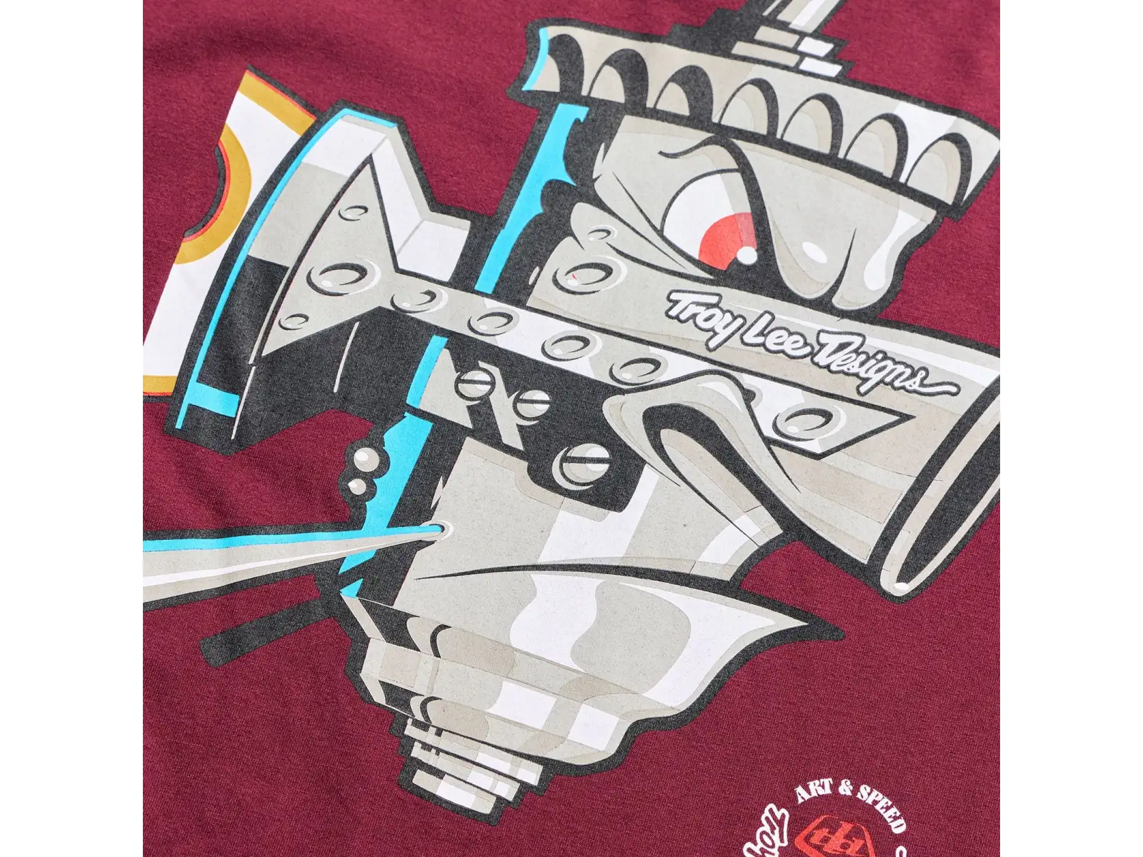 Troy Lee Designs Carb Club men's long sleeve T-shirt Sangria
