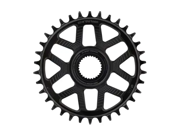 E-13 Helix Race E-Spec Alu Direct Mount chainring for Bosch CX Gen 4 Black