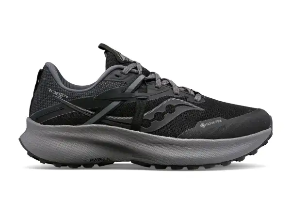 Saucony Ride 15 TR GTX women's running shoes Black/Charcoal