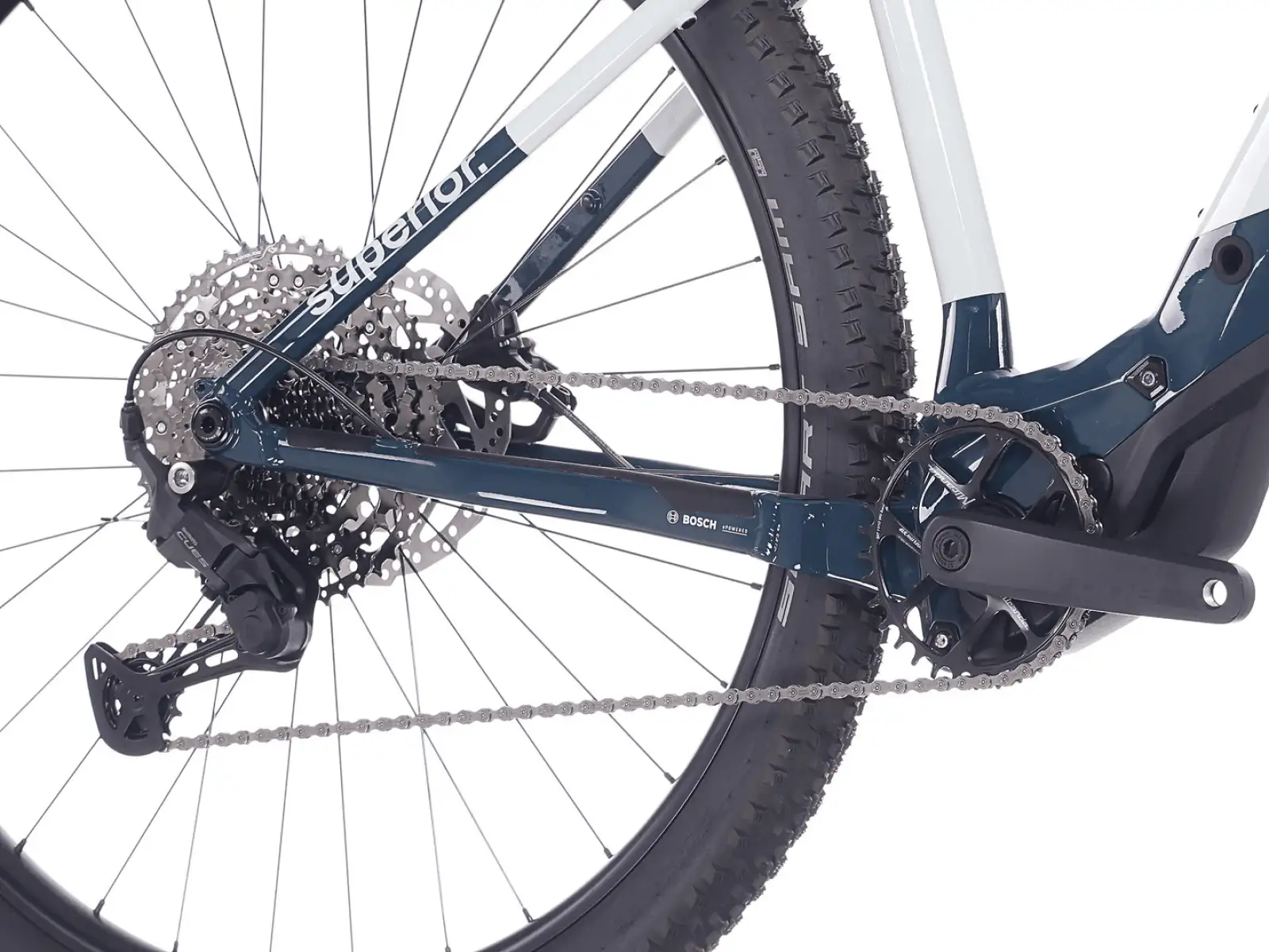 Superior iXP 6.5 mountain e-bike Gloss Petrol / Petrol Grey