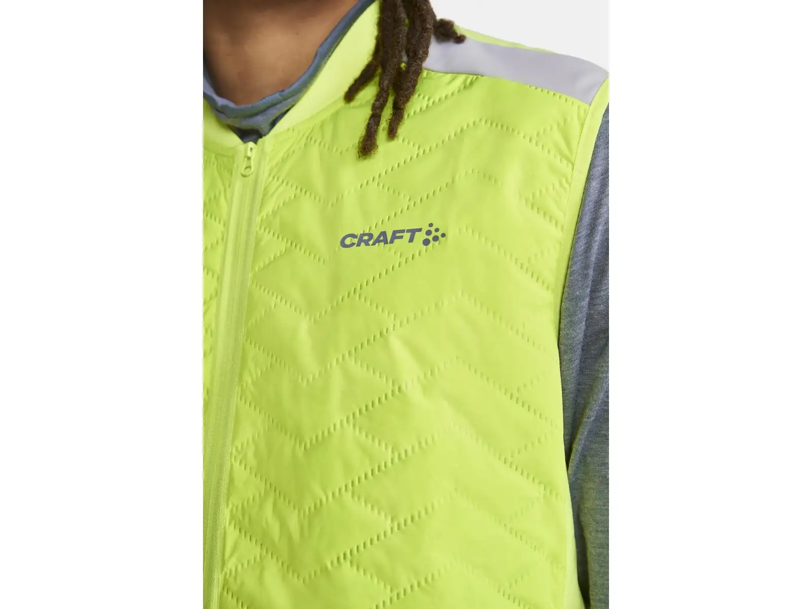 Craft ADV SubZ Lumen men's running vest yellow