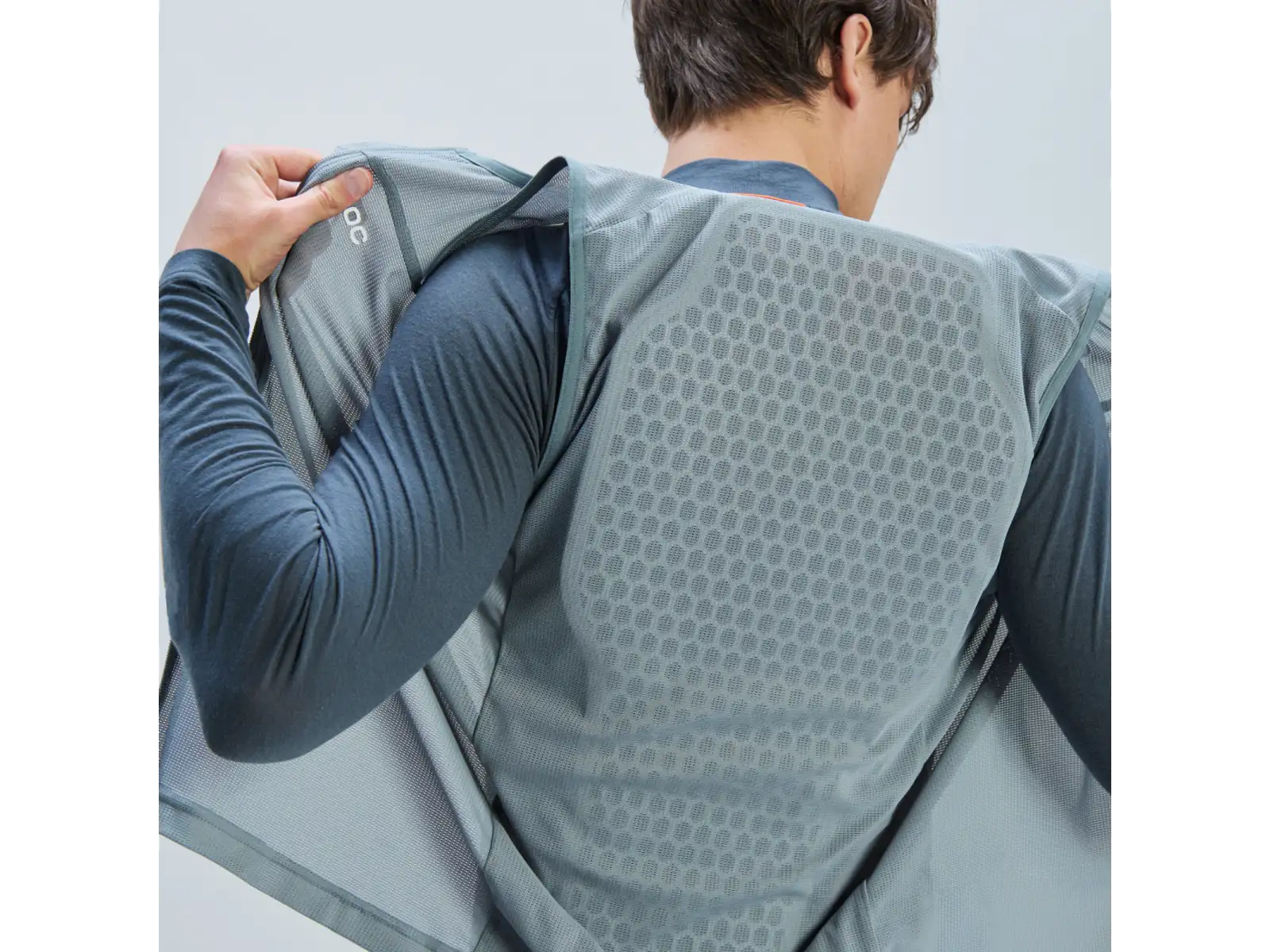 POC VPD Air Vest men's back protector Granite Grey