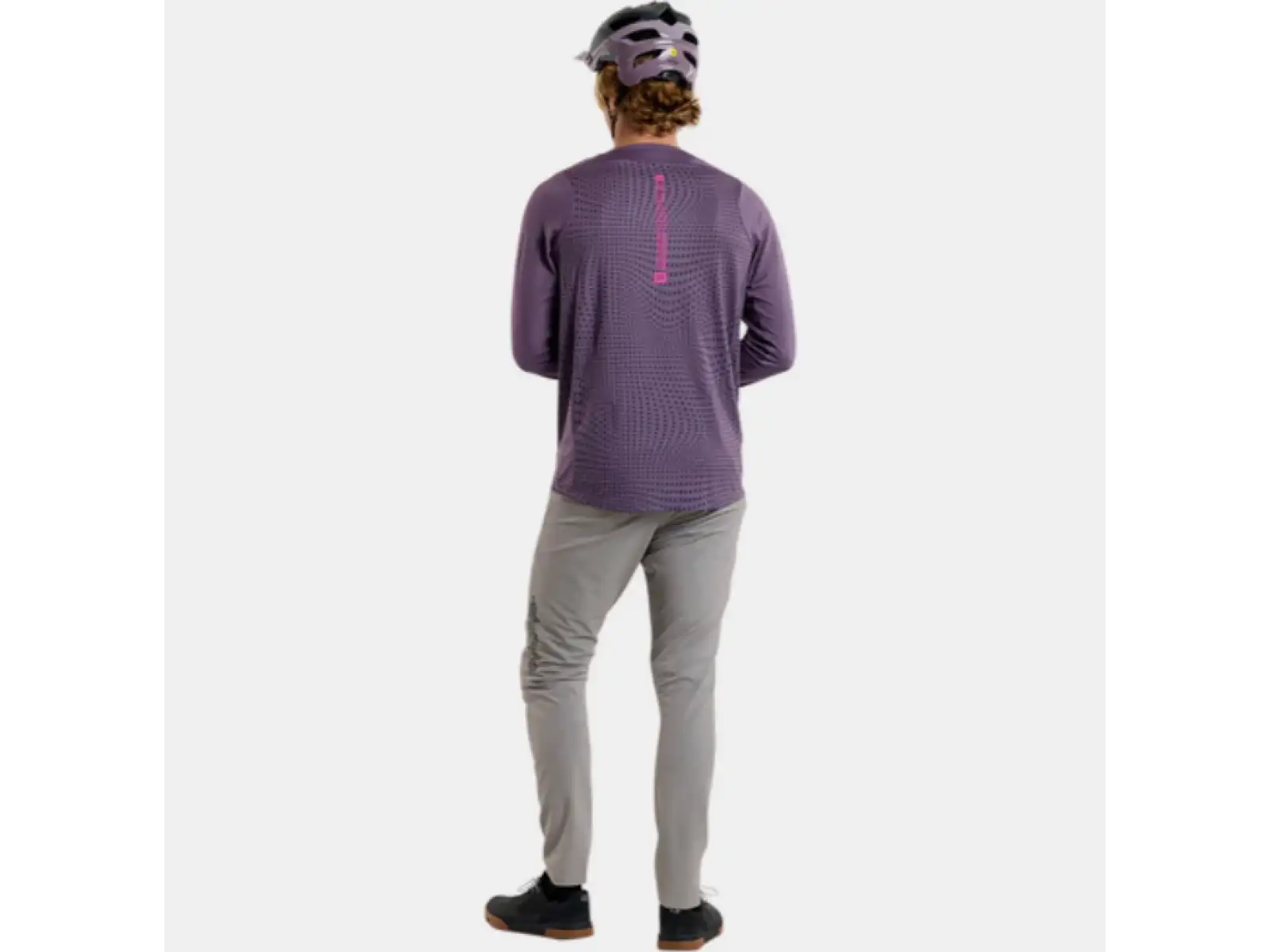 Troy Lee Designs Skyline Radioscape men's jersey long sleeve Deep Purple
