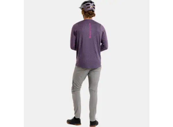 Troy Lee Designs Skyline Radioscape men's jersey long sleeve Deep Purple