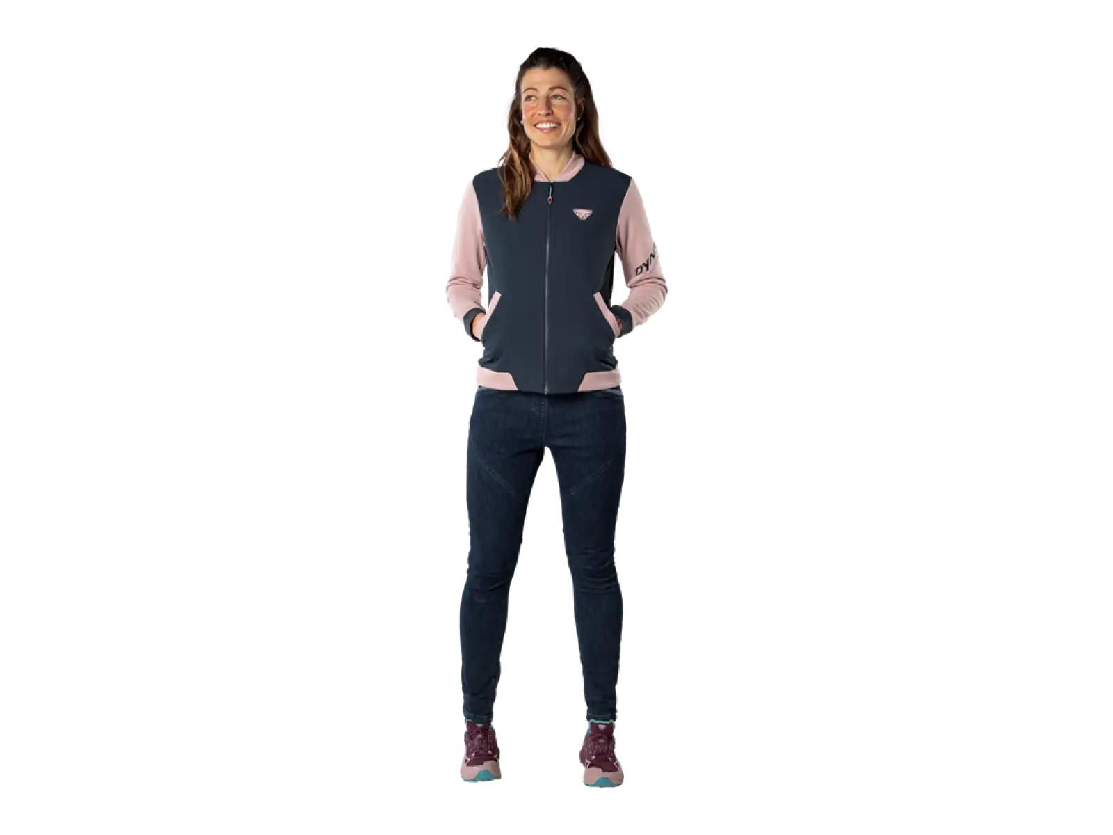 Dynafit 24/7 Polartec Varsity women's jacket Pale Rose