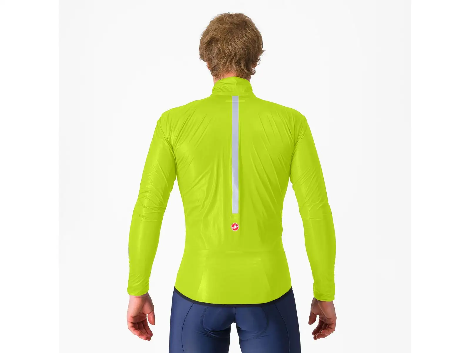 Castelli Squall Shell men's jacket Electric Lime