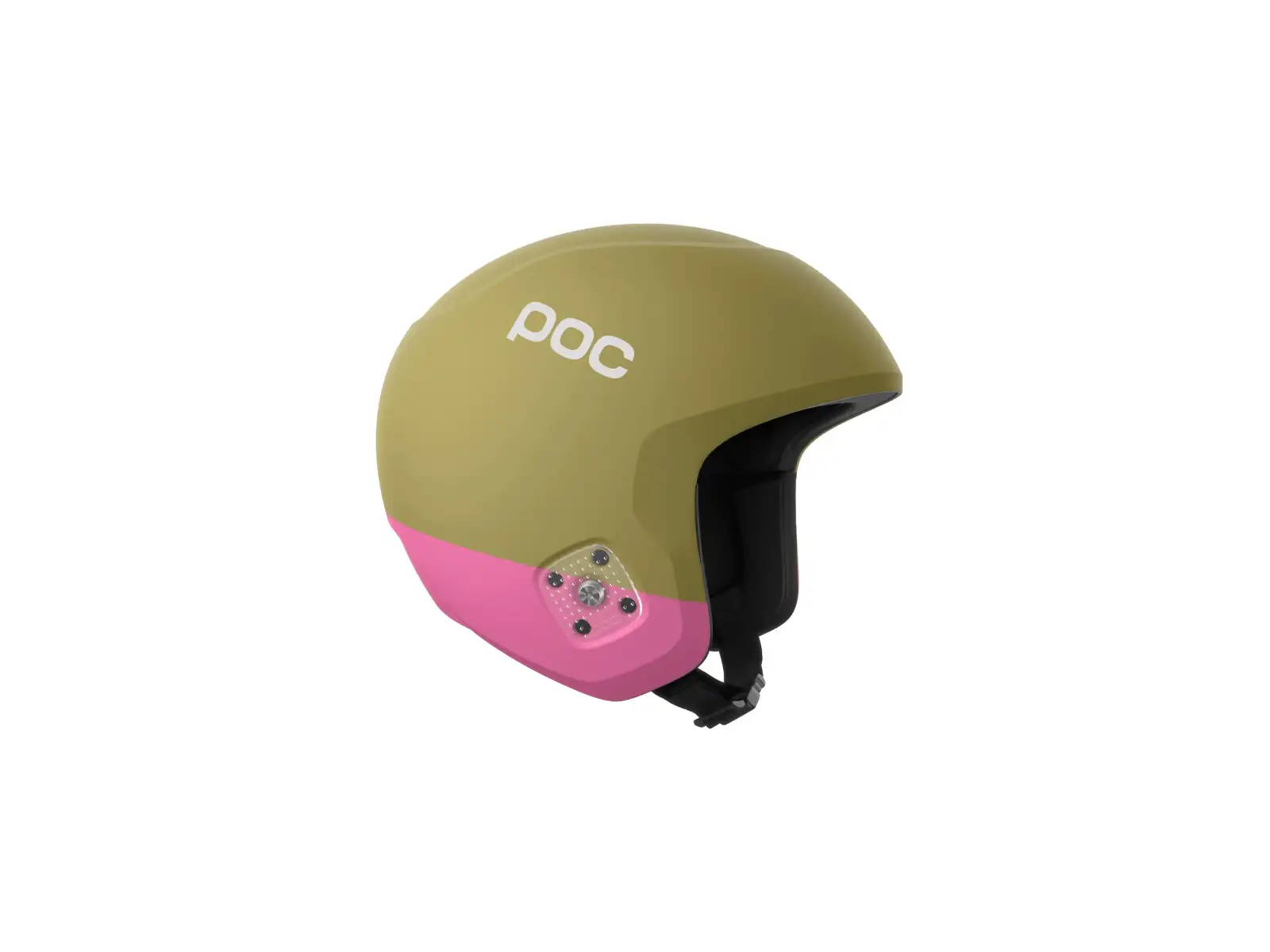 POC Skull Dura Jr ski helmet Olivine Green Matt/Thulite Pink Matt