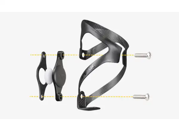 Topeak Cage Mount holder Apple AirTag under cage black