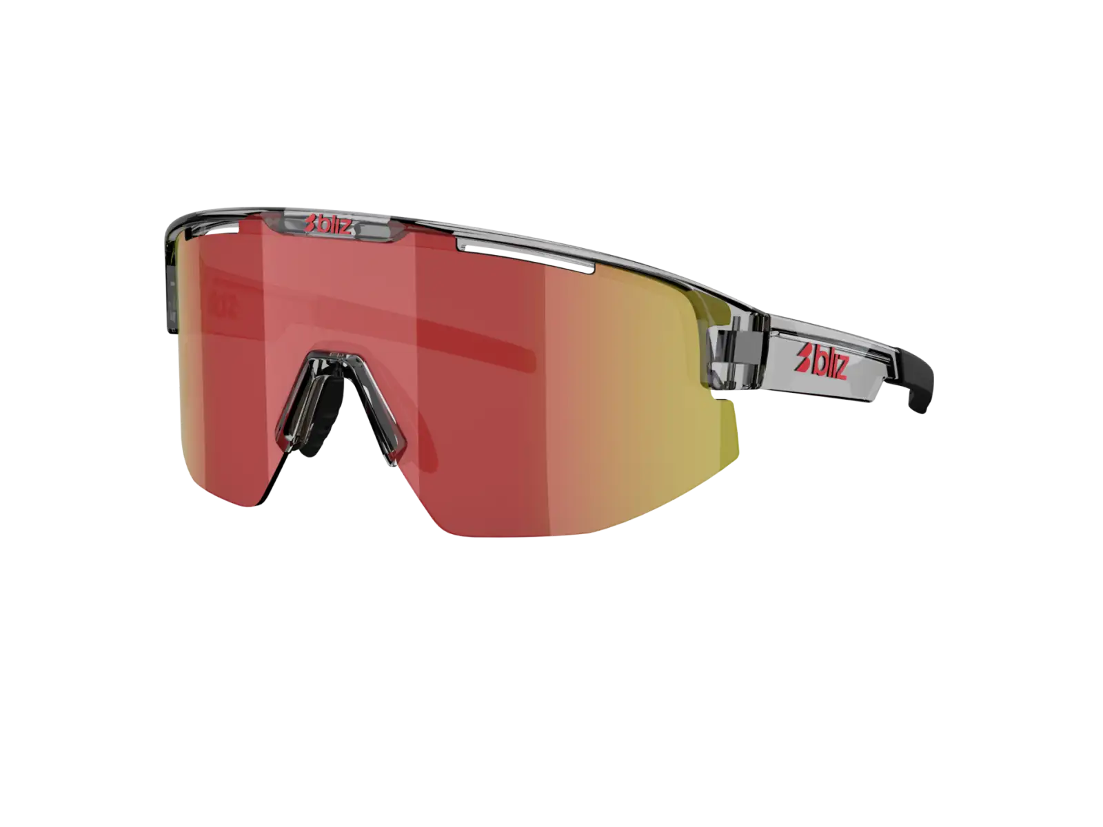 Bliz Matrix sunglasses Transparent Dark Grey/Brow Red Multi