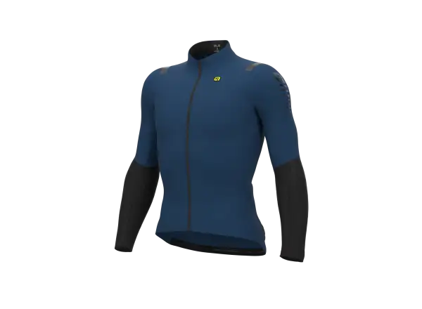 Alé Warm Race 2.0 R-EV1 men's insulated jersey long sleeve Air Force Blue