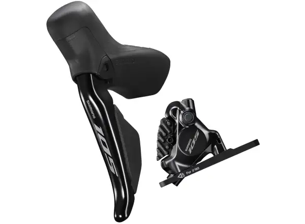 Shimano 105 Di2 BR-R7170 + ST-R7170 disc brake front (left), J-kit, polymer