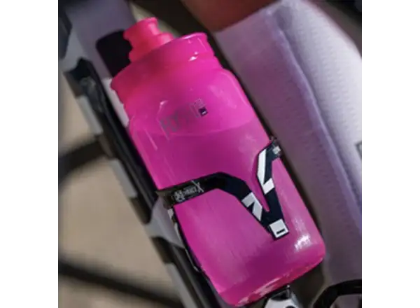 Elite Custom Race X bottle cage gloss fluo pink/white