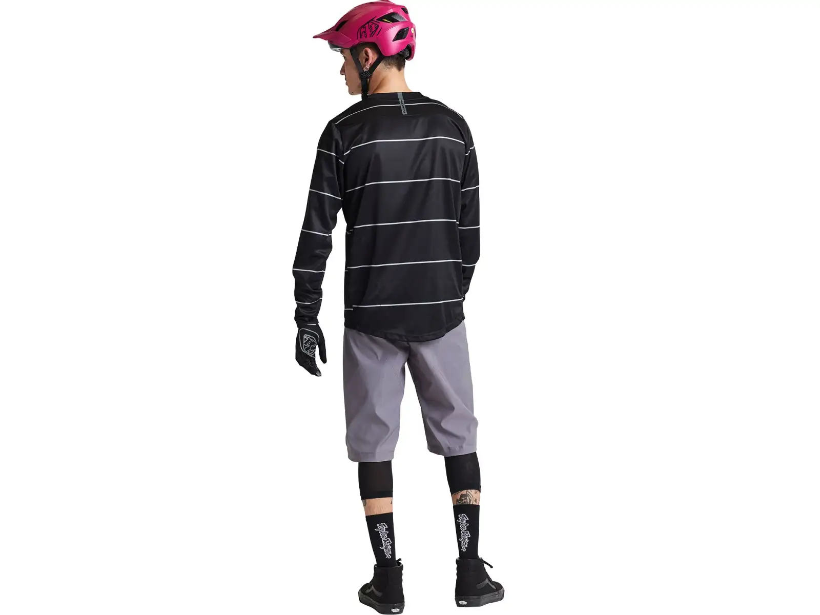 Troy Lee Designs Flowline men's jersey long sleeve Revert Black