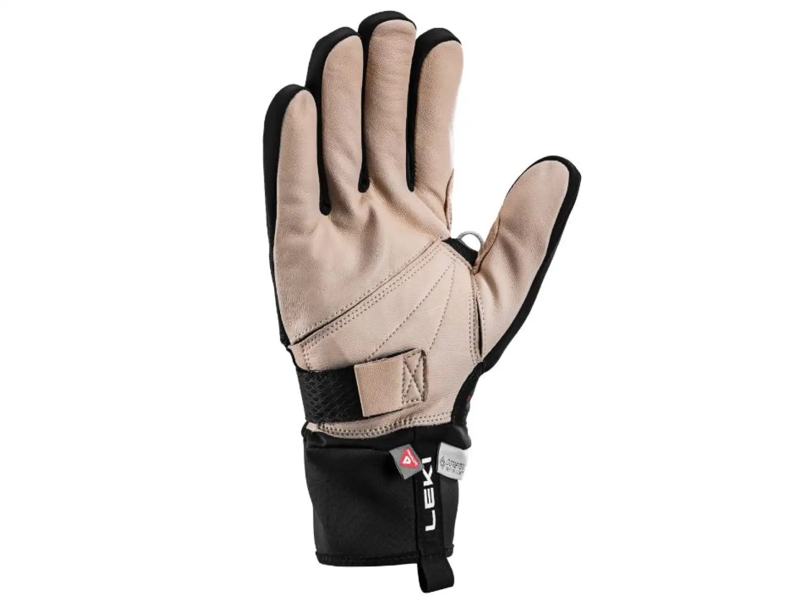 Leki PRC Premium ThermoPlus Shark cross-country gloves Black/Sand
