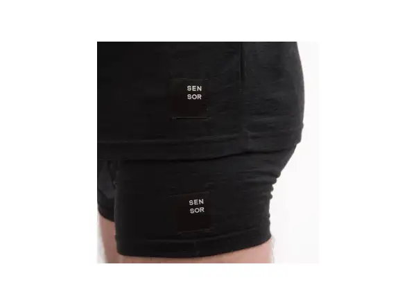 Sensor Merino Cordura men's shirt short sleeve black
