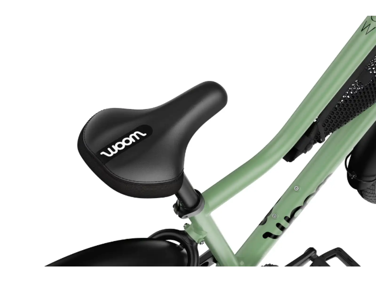 Woom 4 NOW children's bicycle 16" Moss Green/Formular Red