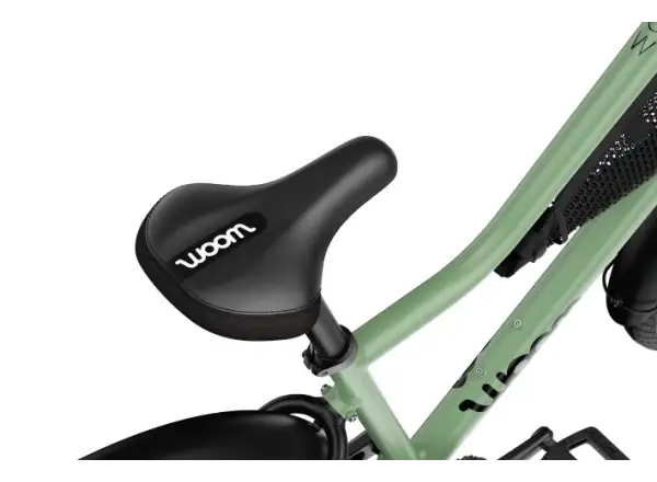 Woom 4 NOW children's bicycle 16" Moss Green/Formular Red