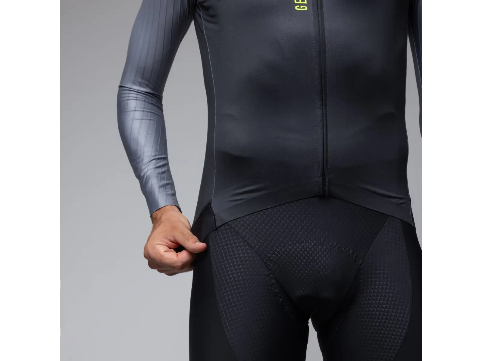 Alé PR-E Follow Me men's insulated long sleeve jersey Black
